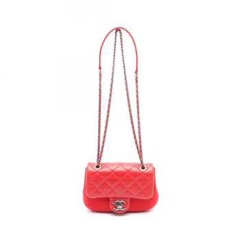 Chanel Matelasse Shoulder Bag Leather Felt