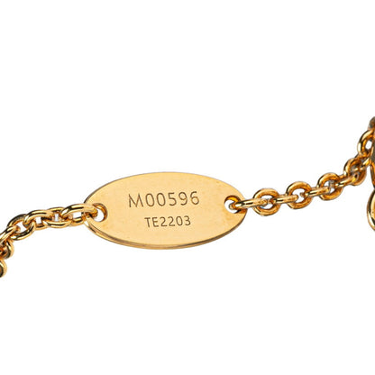 Louis Vuitton Collier Lv Iconic Rhinestone Necklace M00596 Gold Plated