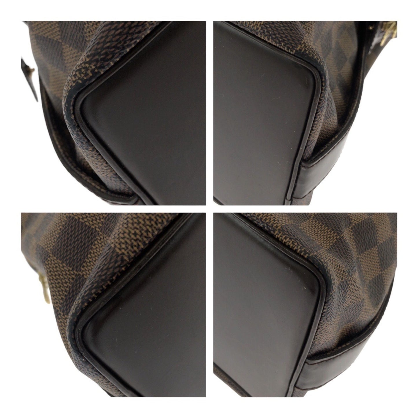 Louis Vuitton Damier Ebene Chelsea Tote Bag In Brown With Gold Hardware