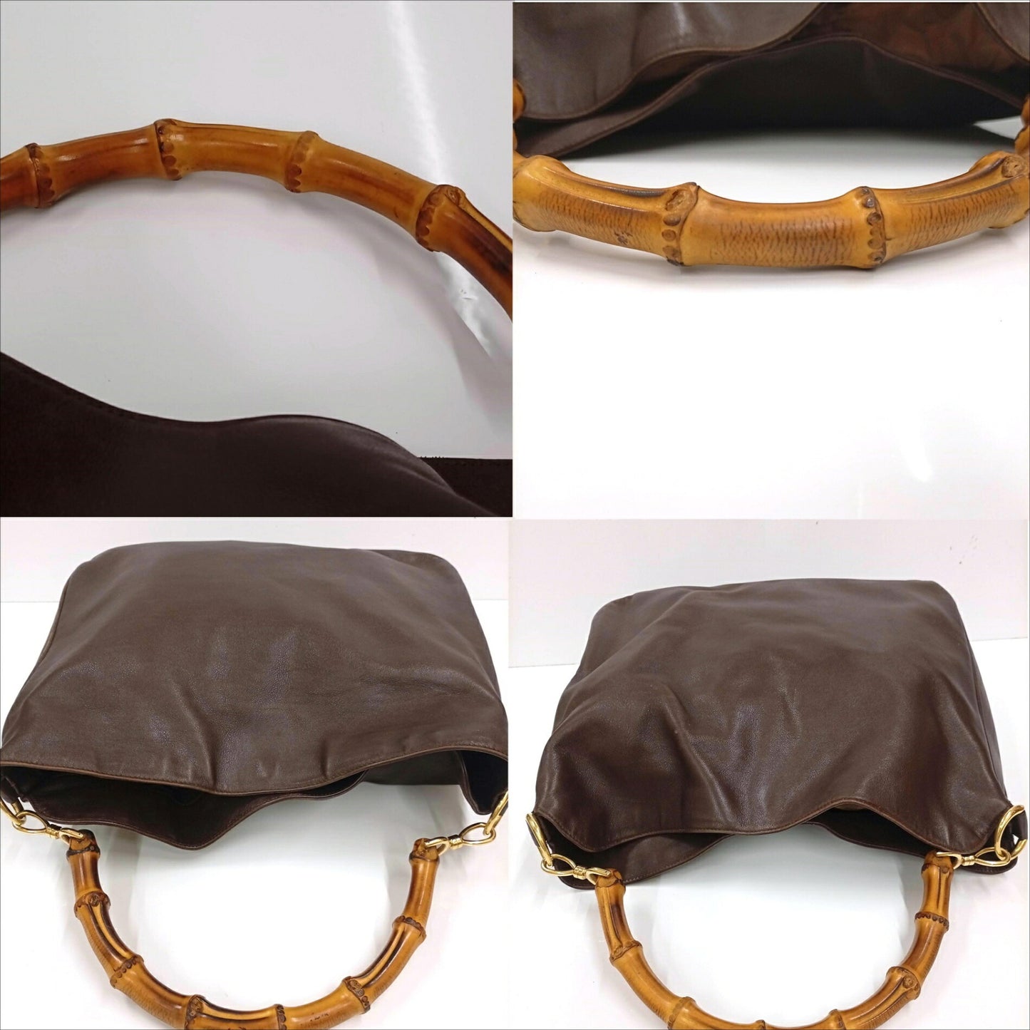 Leather - Gucci Handbag Bamboo