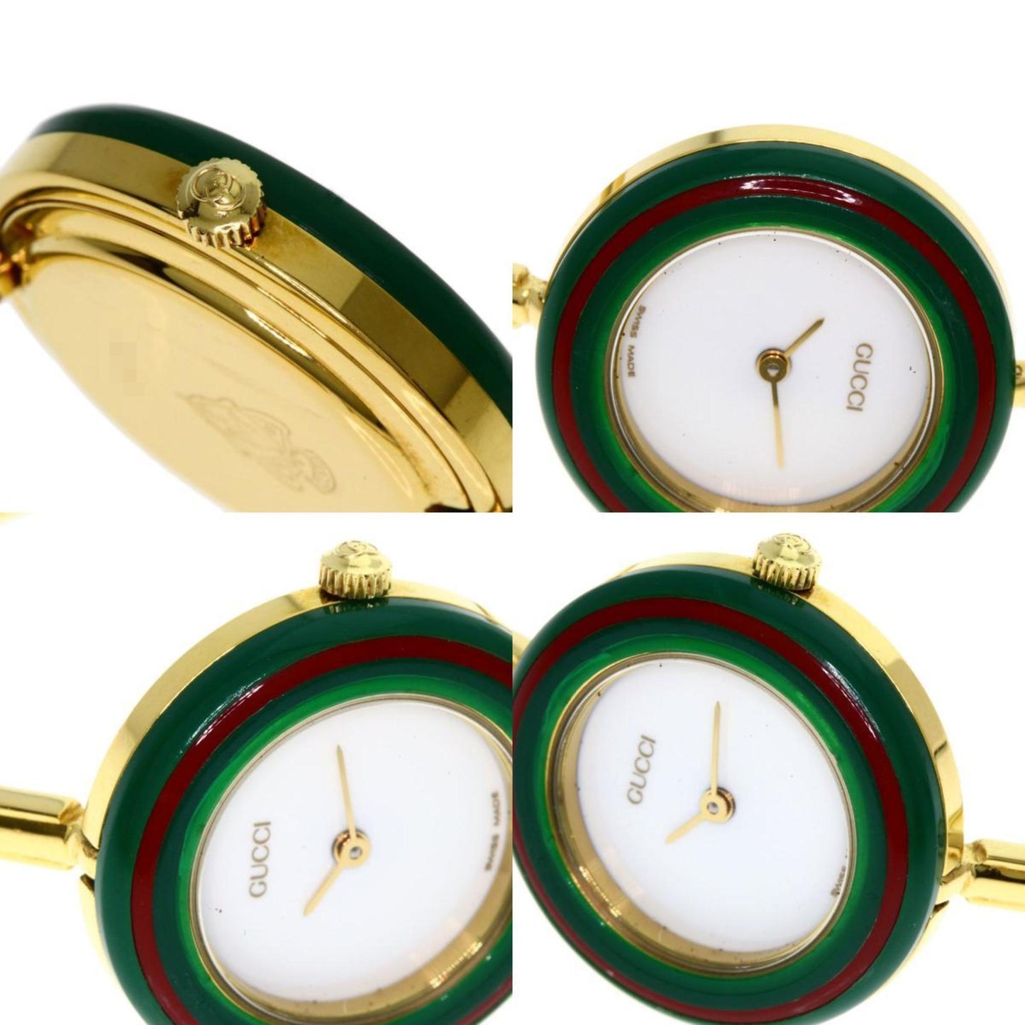 Gucci 11/12.2 Interchangeable Bezel Watch Gp/Gp