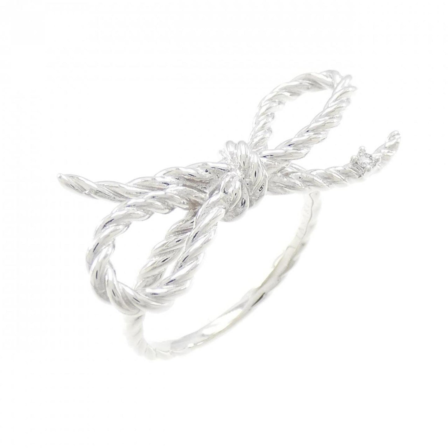 Tasaki Pearl Diamond Ring 0.01Ct