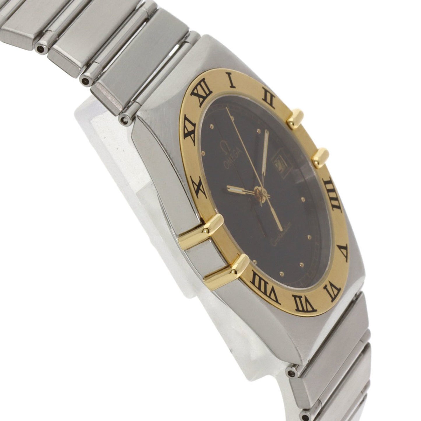 Omega Constellation Flat Bezel Stainless Steel Watch Ssx18Kyg