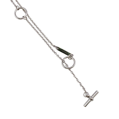 Hermes Hermes Cordage Rope Necklace High Chain Silver