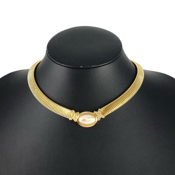 Christian Dior Necklace Gp Gold