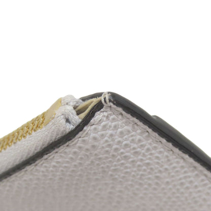 Valextra Logo Coin Case Leather