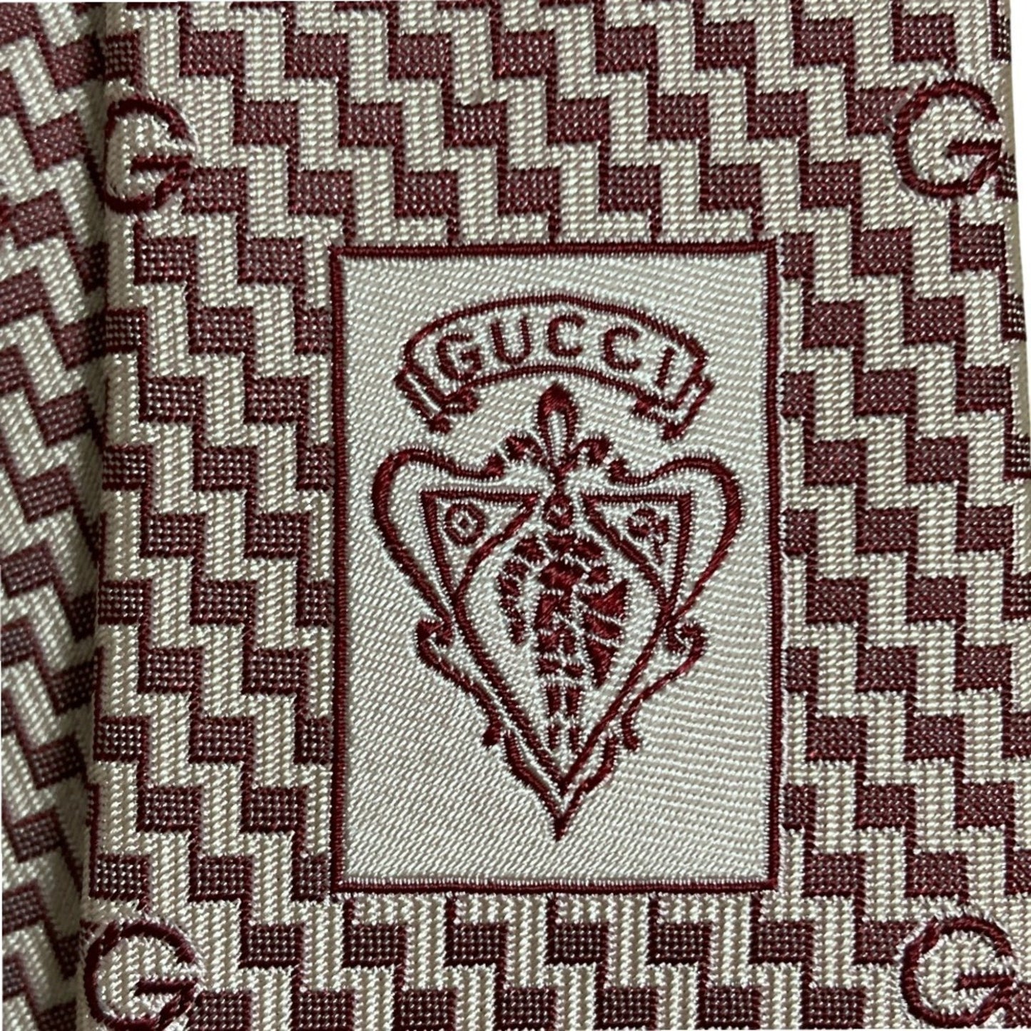 Gucci G Logo All-Over Print Wide Tie