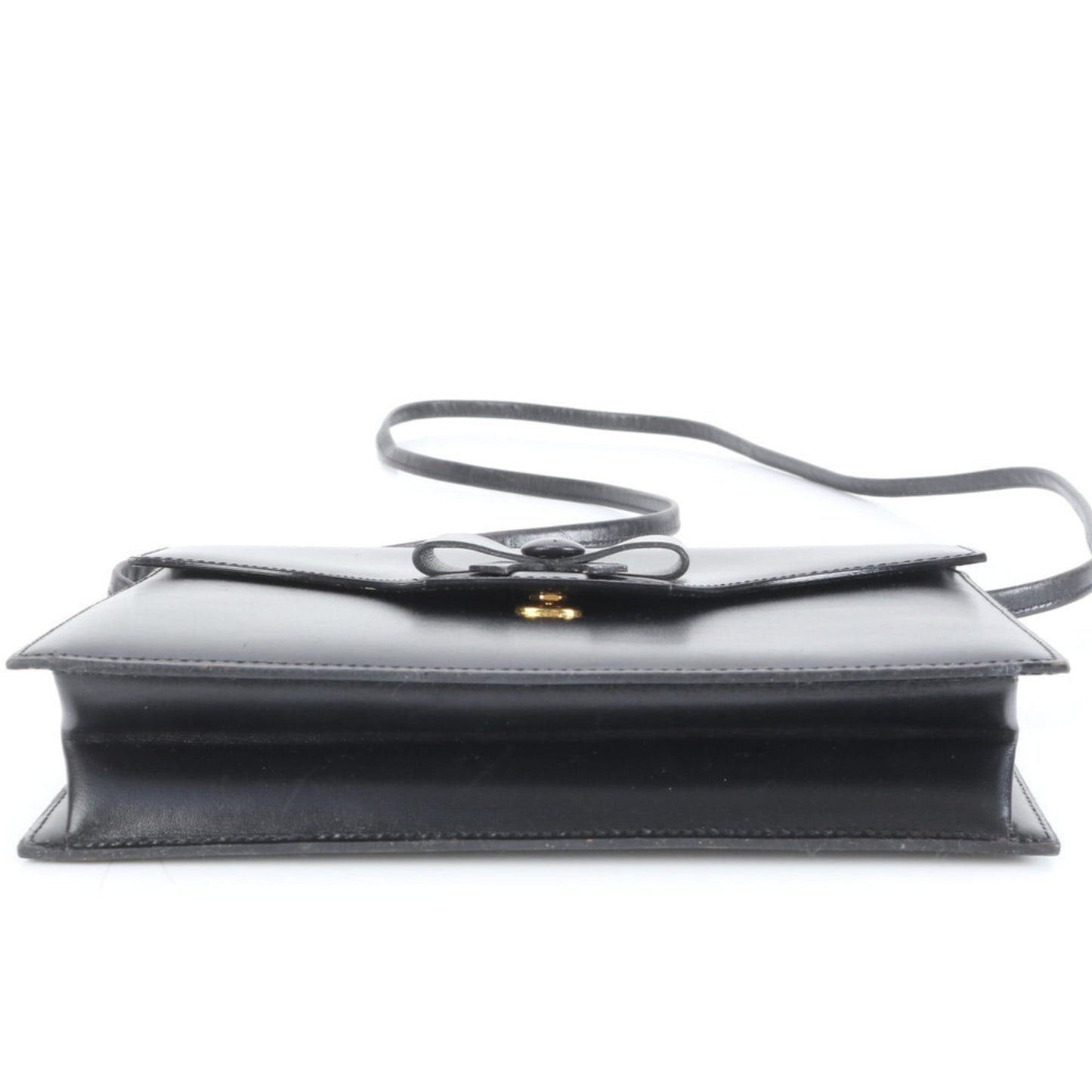 Christian Dior Ribbon Leather Shoulder Bag Crossbody