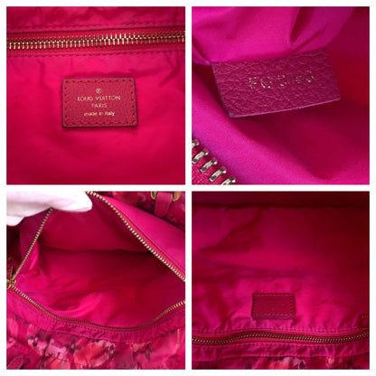 Louis Vuitton Ikat Flower Noefull Mm Rose Indigo Pink With Gold Hardware