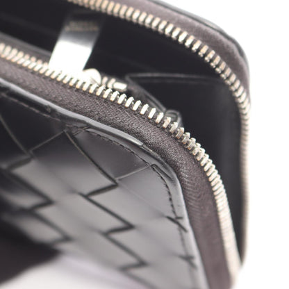 Bottega Veneta Intrecciato Round Long Wallet