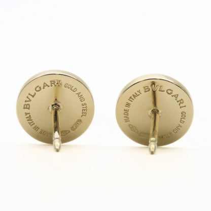 Bvlgari 18Kyg Steel Earrings