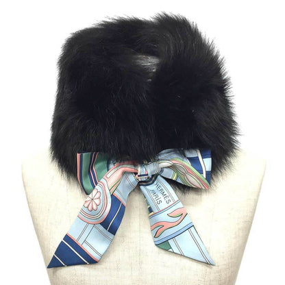Hermes Hermes Tippet Fox Fur Fur Collar Collar Scarf Stole
