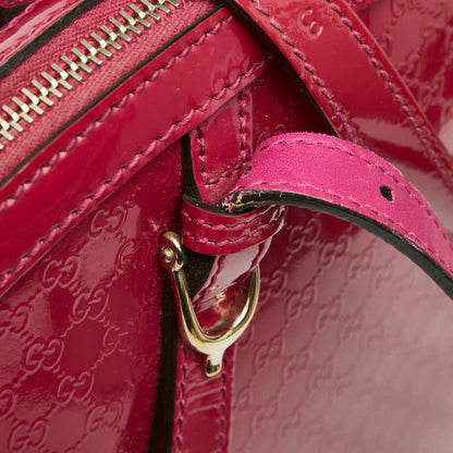 Gucci Micro Guccissima Handbag 309614 Pink Enamel