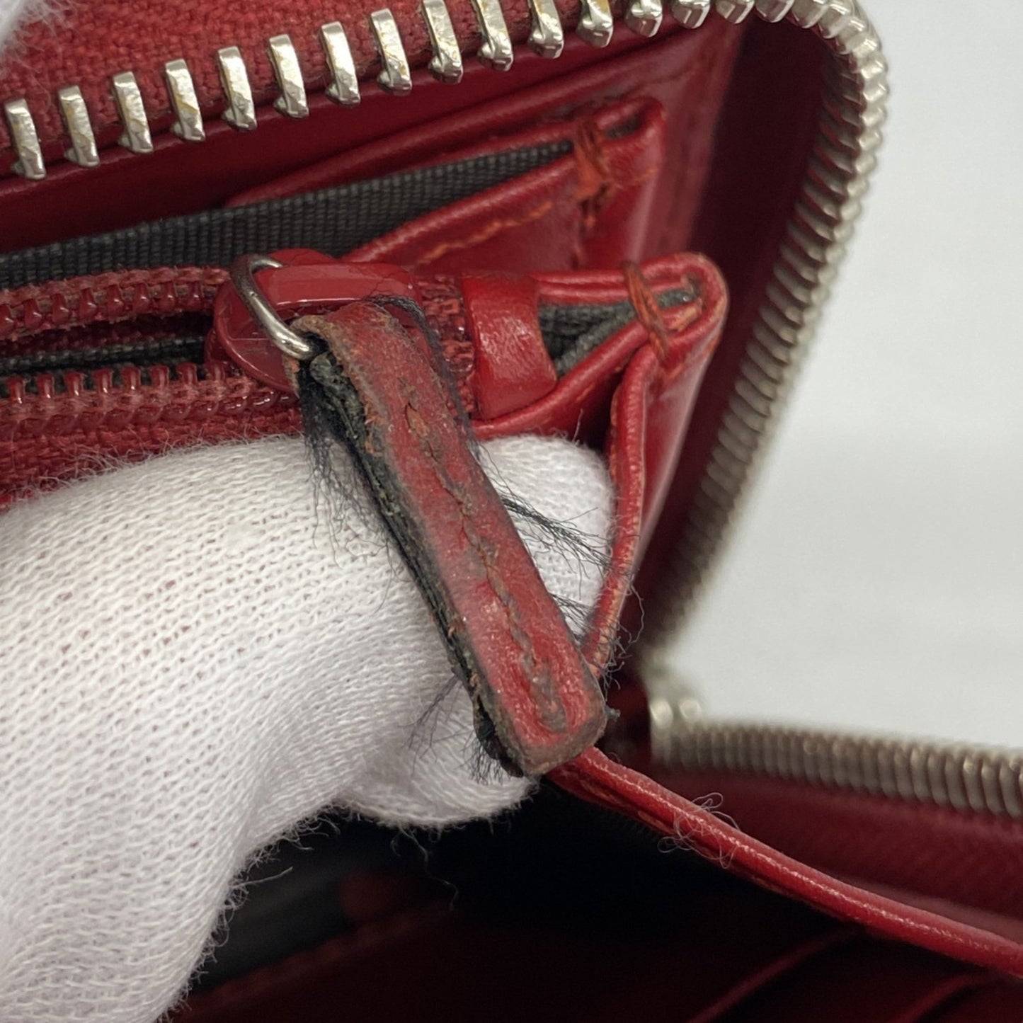 Gucci Long Wallet Guccissima 408831 Leather Red