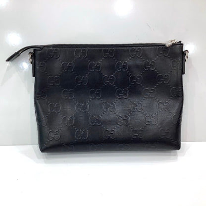 Gucci Gg Embossed Medium Black Clutch Bag Gucci 696009.520981 Ja-24361