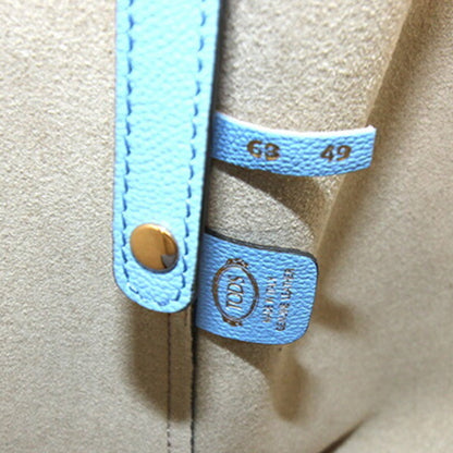 Tod'S T-Timeless Medium Tote Bag (Xbwtsba0300) In Light Blue Leather.