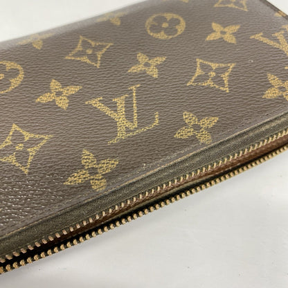 Louis Vuitton Monogram Zippy Wallet M60017 Brown