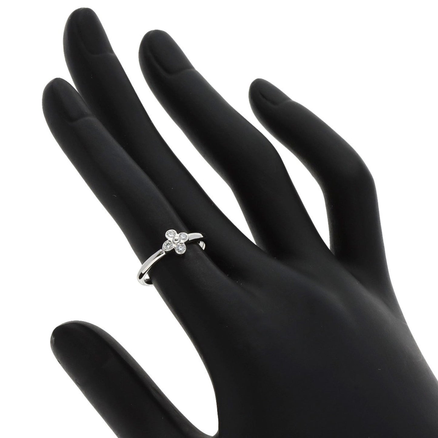 Tiffany Bezel-Set Diamond Ring In Platinum Pt950