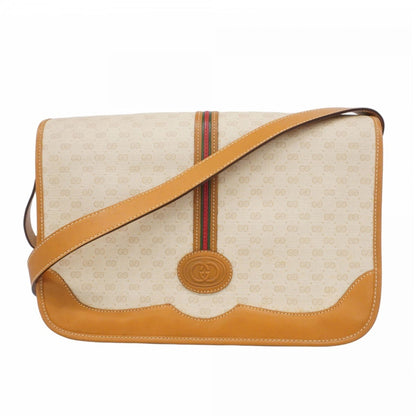 Gucci Micro Gg Sherry Line Shoulder Bag 001 116 Beige