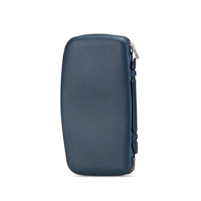 Louis Vuitton Taiga Organizer Atoll Long Wallet M30653 Ocean Navy Leather