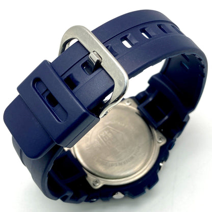 G-Shock Casio G-100-2Bm Navy Blue Watch With Shock Absorbing Curve