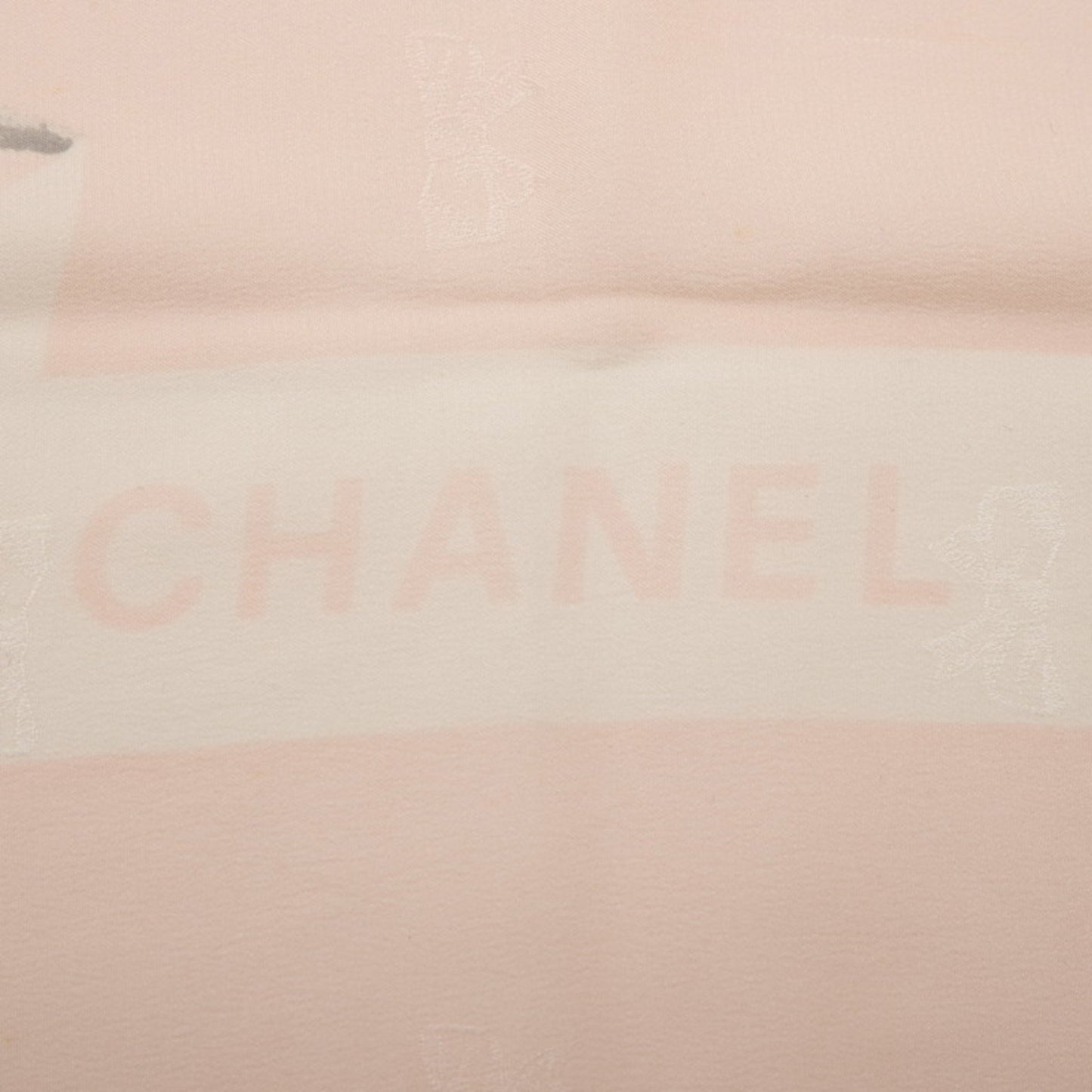 Chanel Coco Mark Ribbon Scarf/Muffler