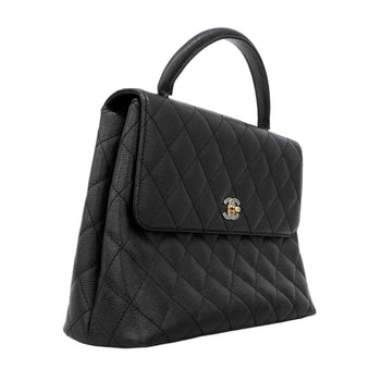 Calfskin Chanel Handbag Grained