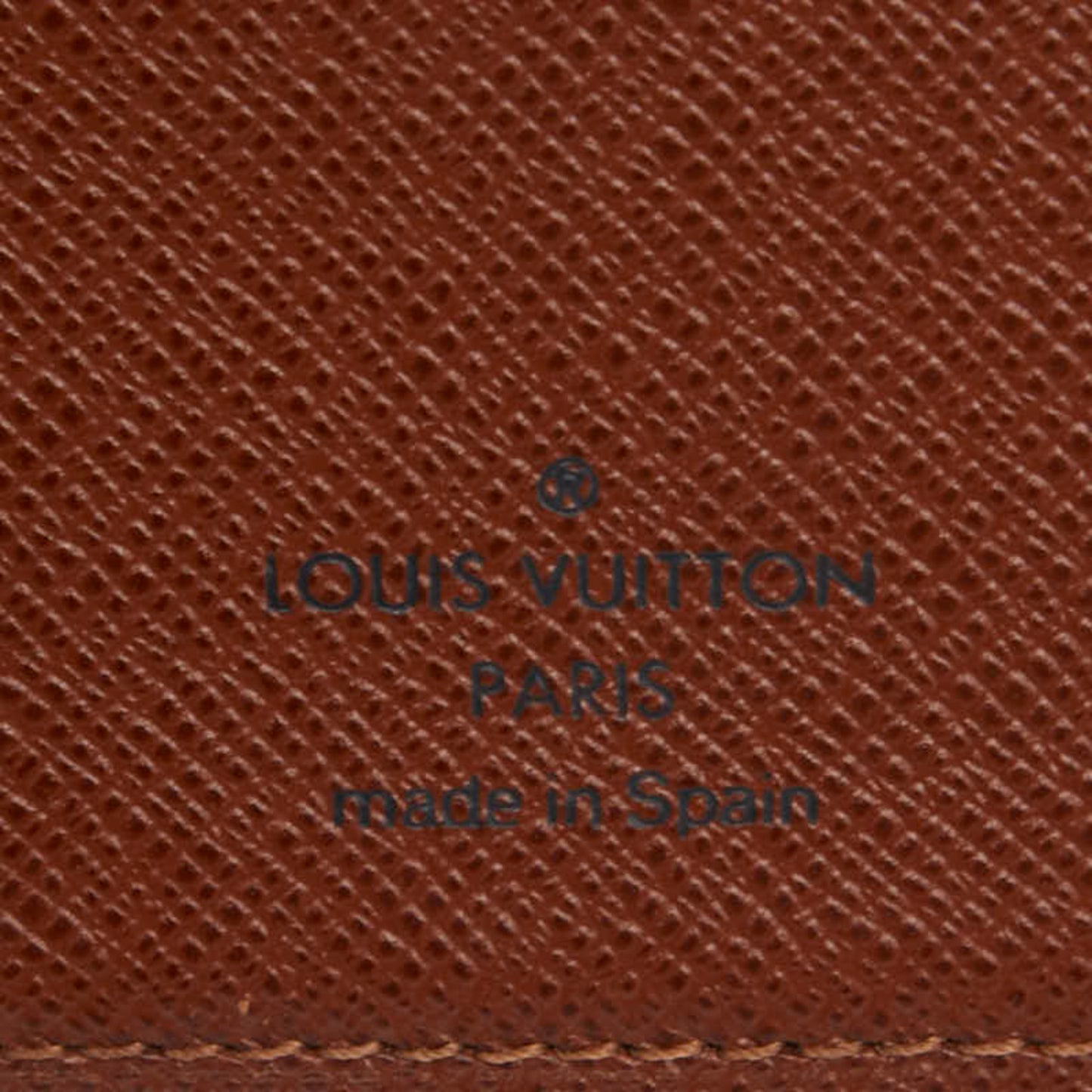 Louis Vuitton Monogram Agenda Pm Notebook Cover R20005 Brown Leather