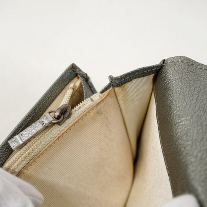 Chanel Long Wallet In Bicolor Caviar Leather