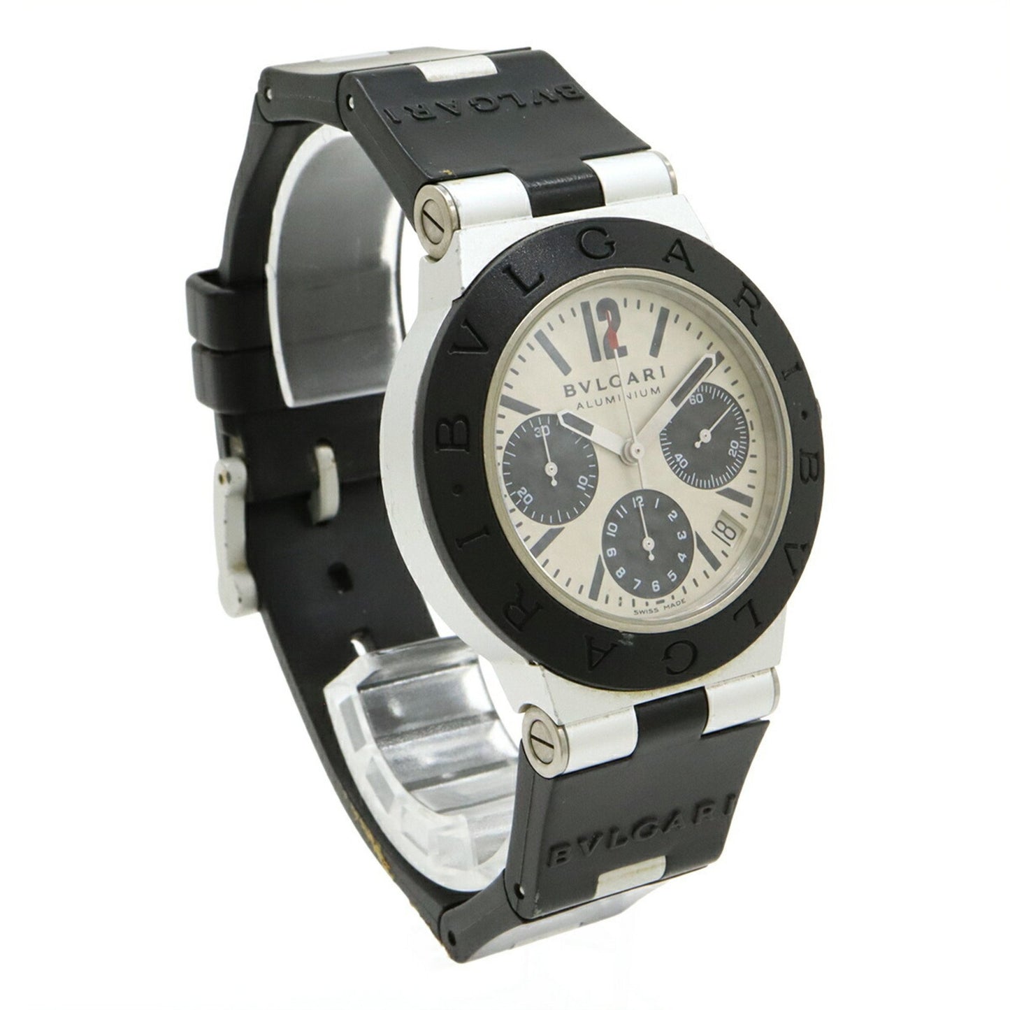 Bvlgari Aluminium 32Mm Date Silver Dial