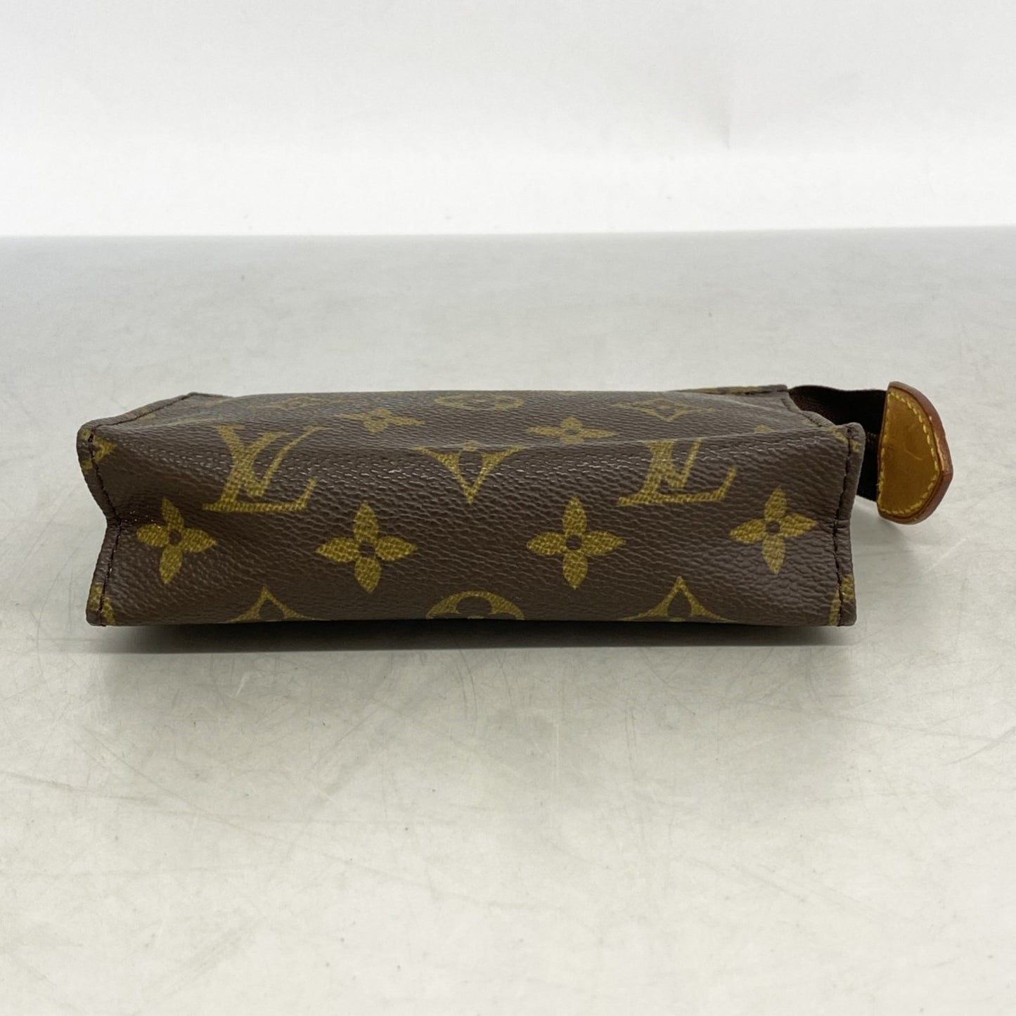 Louis Vuitton Monogram Poche Toilette 15 Pouch M47546 Brown