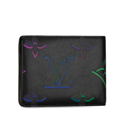 Louis Vuitton Monogram Spotlight Bi-Fold Wallet Compact M82297 Noir Black Leather
