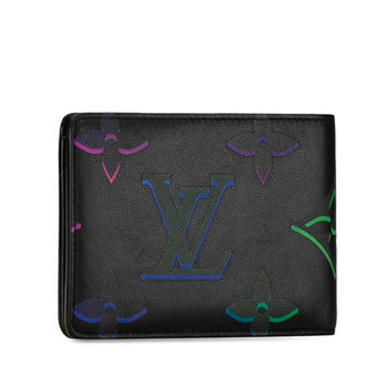 Louis Vuitton Monogram Spotlight Bi-Fold Wallet Compact M82297 Noir Black Leather