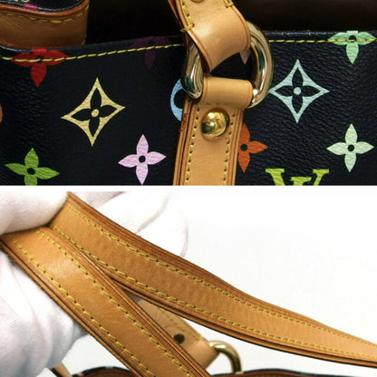 Louis Vuitton Monogram Multicolore Aurelia Mm Tote Bag Black