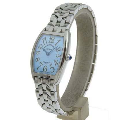 Franck Muller Tonookabex Watch 1752 Stainless Steel Quartz Analog Display Blue Dial