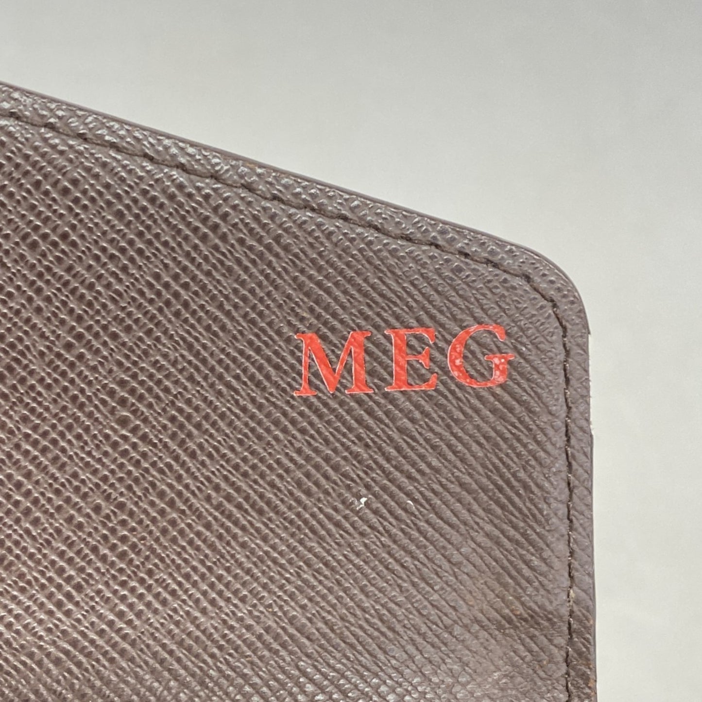 Louis Vuitton Damier Portefeuille Sarah Long Wallet N63209 Ebene