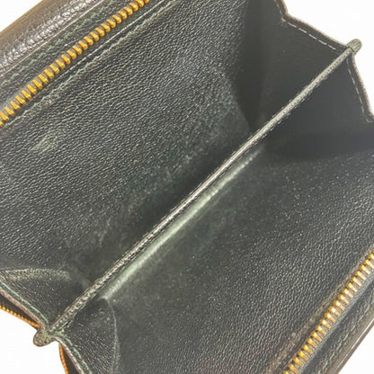 Miu Miu Miu 5Ml014 Black Ribbon Tri-Fold Wallet