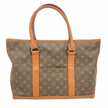 Louis Vuitton Monogram Sac Weekend Pm Tote Bag M42425 Brown