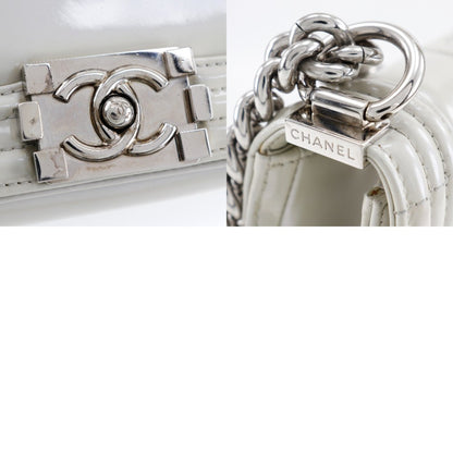 Chanel Chain Shoulder Bag Boy Chanel Enamel 2013 A5 Flap Chainshoulder