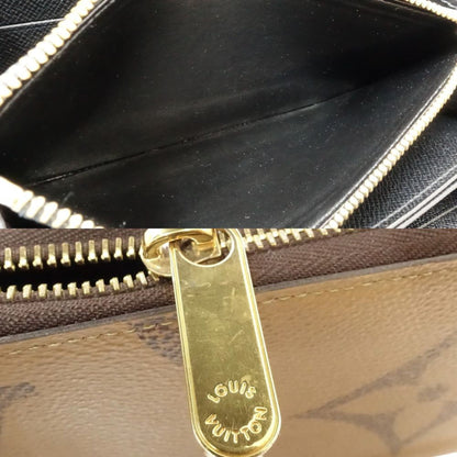 Louis Vuitton Louis Vuitton Long Wallet M69353 Zippy Monogram Giant Reverse Brown 180750