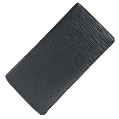 Louis Vuitton Bi-Fold Long Wallet Epi Portefeuille Brazza M60622 Noir Black