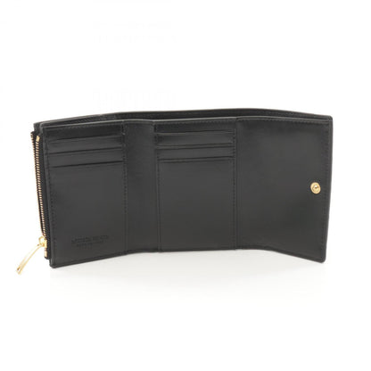 Bottega Veneta Intrecciato Tri-Fold Wallet Leather
