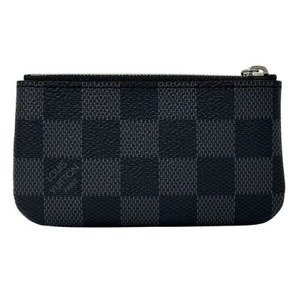 Louis Vuitton Damier Graphite Canvas Pochette Cle (Black/Grey) N60155