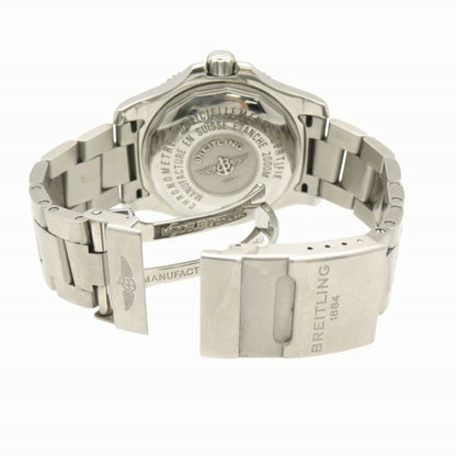 Breitling Superocean 44 A17391 Automatic Watch Stainless Steel Black Dial 0129Breitling