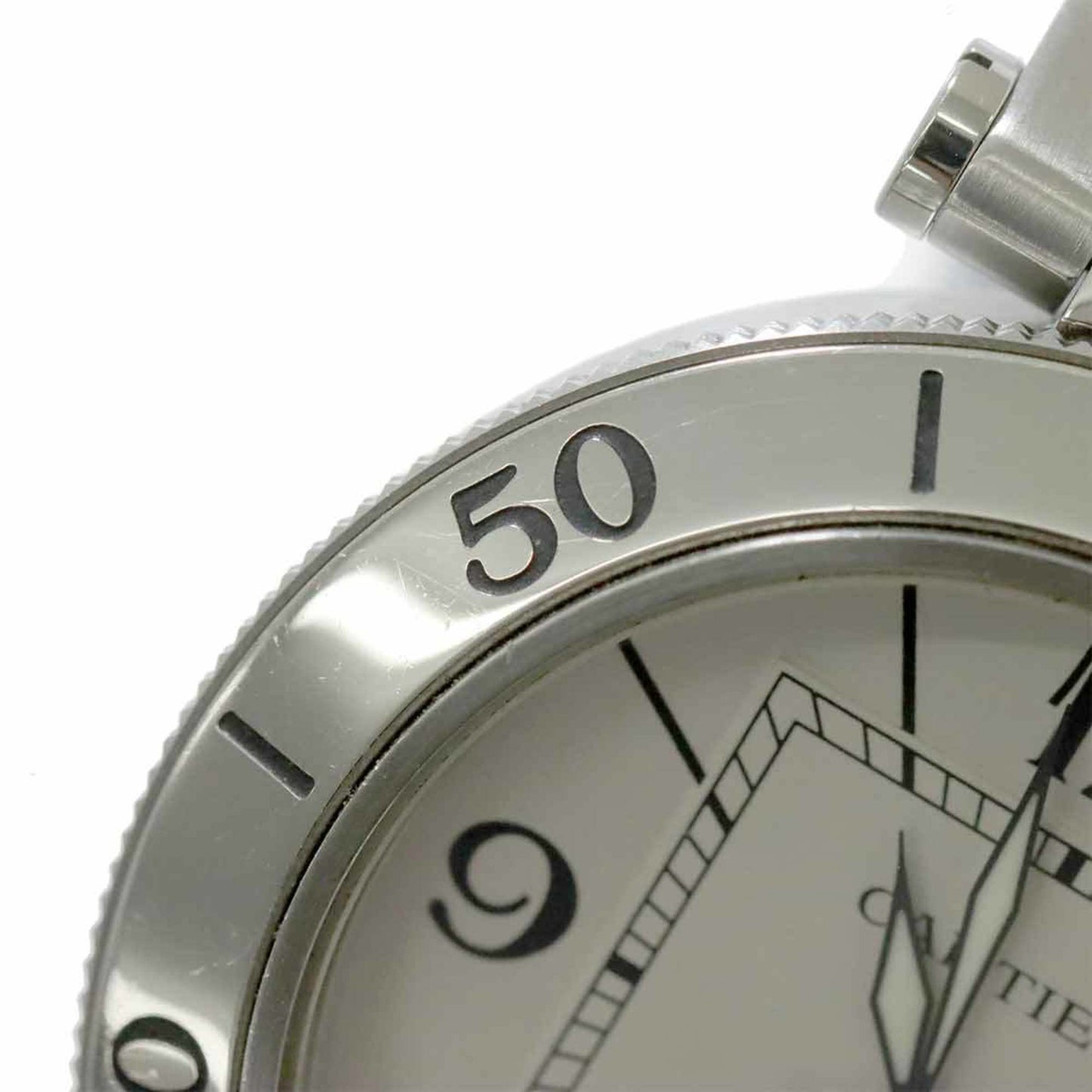 Cartier Pasha Seatimer W31080M7 Men'S Watch With Date Display