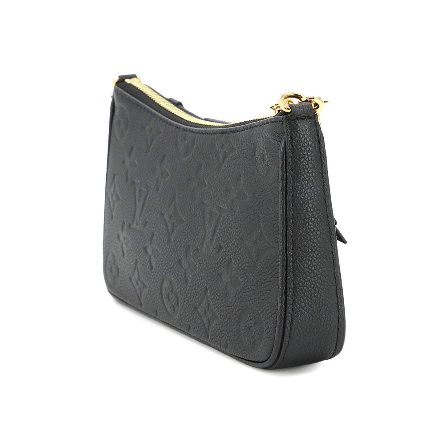 Louis Vuitton Monogram Empreinte Easy Pouch 2-Way Shoulder Bag In Leather Noir (M80349)