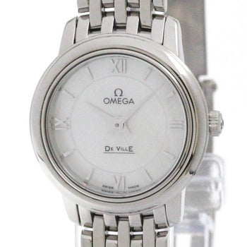Omega De Ville Prestige Mop Quartz Watch 424.10.24.60.05.001 Polished