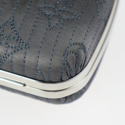 Louis Vuitton Louis Vuitton Minaudire Clutch Bag M95802 Monogram Motard Gray Series Silver Metal