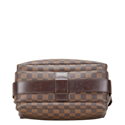 Louis Vuitton Damier Naviglio Shoulder Bag N45255 Brown Leather