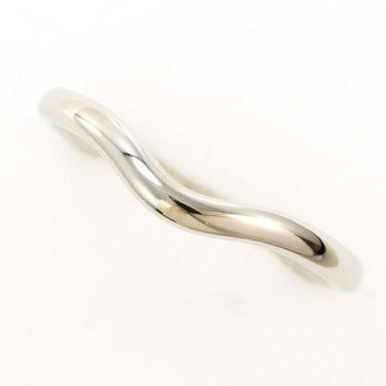 Tiffany Curved Band Pt950 Ring Total Weight: Approx. 3.4G